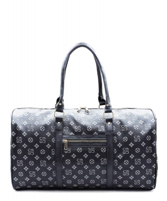 Monogram Duffle Bag CM775 GRAY/BLACK
